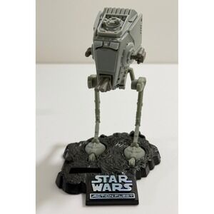 Galoob Star Wars Action Fleet AT-ST Scout Walker Unisex OS Grey Imperial Vehicle